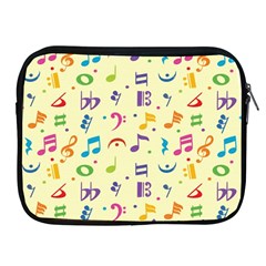 Seamless Pattern Musical Note Doodle Symbol Apple Ipad 2/3/4 Zipper Cases by Wegoenart