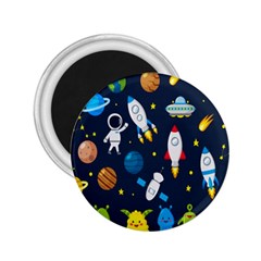 Big Set Cute Astronaut Space Planet Star Alien Rockets Ufo Constellation Satellite Moon 2 25  Magnets by Wegoenart