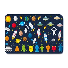 Big Set Cute Astronaut Space Planet Star Alien Rockets Ufo Constellation Satellite Moon Plate Mats by Wegoenart