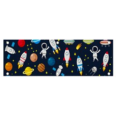 Big Set Cute Astronaut Space Planet Star Alien Rockets Ufo Constellation Satellite Moon Banner And Sign 6  X 2  by Wegoenart