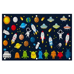 Big Set Cute Astronaut Space Planet Star Alien Rockets Ufo Constellation Satellite Moon Banner And Sign 6  X 4  by Wegoenart