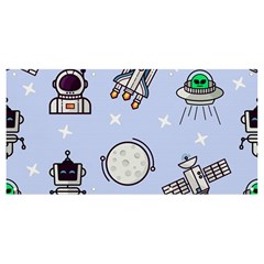 Seamless Pattern With Space Theme Banner And Sign 8  X 4  by Wegoenart