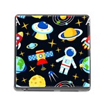 Space Seamless Pattern ---- Memory Card Reader (Square 5 Slot) Front