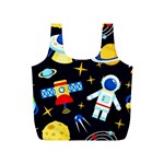 Space Seamless Pattern ---- Full Print Recycle Bag (S) Back