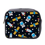 Seamless Adventure Space-vector Pattern Background Mini Toiletries Bag (Two Sides) Front