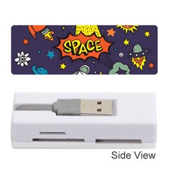 Vector Flat Space Design Background Memory Card Reader (Stick)