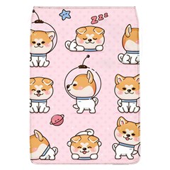 Set Kawaii Smile Japanese Dog Cartoon Removable Flap Cover (l) by Wegoenart