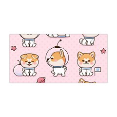 Set Kawaii Smile Japanese Dog Cartoon Yoga Headband by Wegoenart