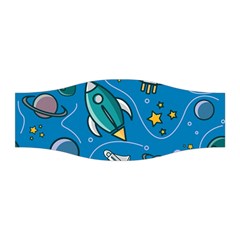 Rocket Ship Space Seamless Pattern Stretchable Headband by Wegoenart