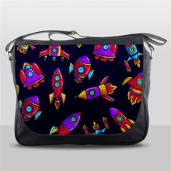 Space Pattern Messenger Bag by Wegoenart