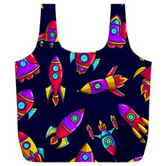 Space Pattern Full Print Recycle Bag (xl) by Wegoenart