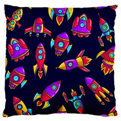 Space Pattern Standard Flano Cushion Case (one Side) by Wegoenart