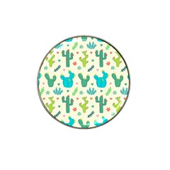 Cactus Succulent Floral Seamless Pattern Hat Clip Ball Marker by Wegoenart