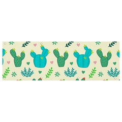 Cactus Succulent Floral Seamless Pattern Banner And Sign 9  X 3 