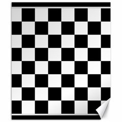 Chess Board Background Design Canvas 8  X 10  by Wegoenart