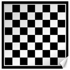 Chess Board Background Design Canvas 20  X 20  by Wegoenart