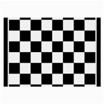 Chess board background design Large Glasses Cloth (2 Sides) Front