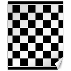 Chess Board Background Design Canvas 11  X 14  by Wegoenart