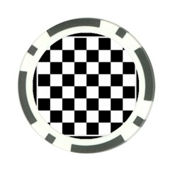 Chess Board Background Design Poker Chip Card Guard by Wegoenart