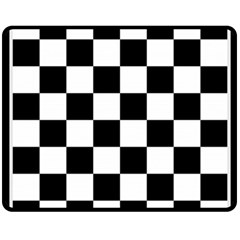 Chess Board Background Design Fleece Blanket (medium)  by Wegoenart