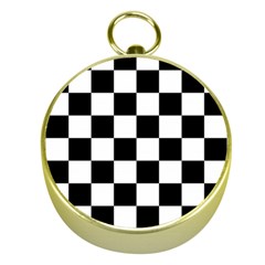 Chess Board Background Design Gold Compasses by Wegoenart