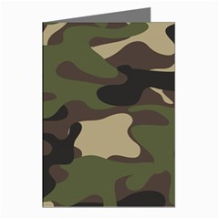 Texture-military-camouflage-repeats-seamless-army-green-hunting Greeting Cards (pkg Of 8)