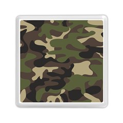 Texture-military-camouflage-repeats-seamless-army-green-hunting Memory Card Reader (square) by Wegoenart