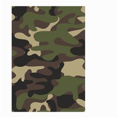 Texture-military-camouflage-repeats-seamless-army-green-hunting Small Garden Flag (two Sides) by Wegoenart