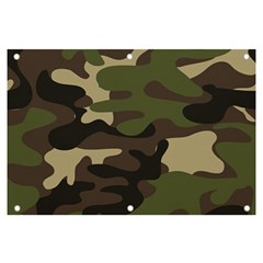 Texture-military-camouflage-repeats-seamless-army-green-hunting Banner And Sign 6  X 4 