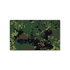 Military-background-grunge-style Sticker (rectangular)