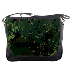 Military-background-grunge-style Messenger Bag by Wegoenart