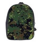 Military-background-grunge-style School Bag (XL) Front