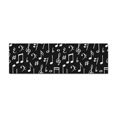 Chalk-music-notes-signs-seamless-pattern Sticker Bumper (10 Pack)