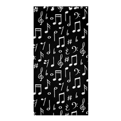 Chalk-music-notes-signs-seamless-pattern Shower Curtain 36  X 72  (stall)  by Wegoenart