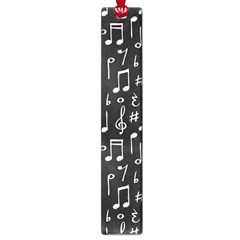 Chalk-music-notes-signs-seamless-pattern Large Book Marks by Wegoenart