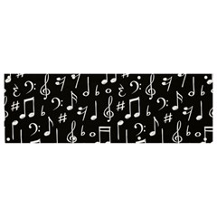 Chalk-music-notes-signs-seamless-pattern Banner And Sign 9  X 3  by Wegoenart