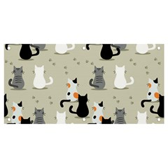 Cute-cat-seamless-pattern Banner And Sign 4  X 2 