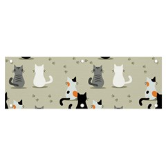 Cute-cat-seamless-pattern Banner And Sign 6  X 2  by Wegoenart