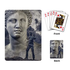 Men Taking Photos Of Greek Goddess Playing Cards Single Design (rectangle)