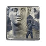 Men Taking Photos Of Greek Goddess Memory Card Reader (Square 5 Slot) Front