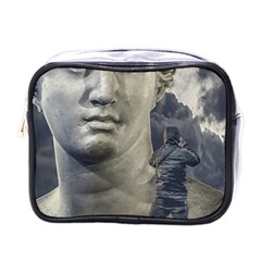 Men Taking Photos Of Greek Goddess Mini Toiletries Bag (one Side) by dflcprintsclothing