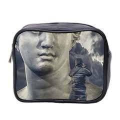 Men Taking Photos Of Greek Goddess Mini Toiletries Bag (two Sides)