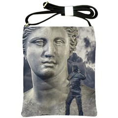 Men Taking Photos Of Greek Goddess Shoulder Sling Bag by dflcprintsclothing