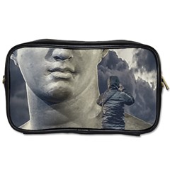 Men Taking Photos Of Greek Goddess Toiletries Bag (two Sides) by dflcprintsclothing