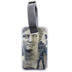 Men Taking Photos Of Greek Goddess Luggage Tag (two Sides) by dflcprintsclothing