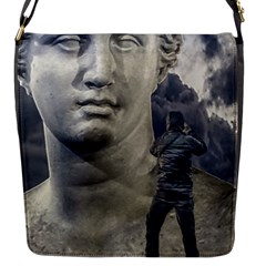 Men Taking Photos Of Greek Goddess Flap Closure Messenger Bag (s) by dflcprintsclothing