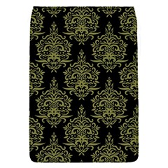 Black And Green Ornament Damask Vintage Removable Flap Cover (s) by ConteMonfrey