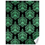 Black And Neon Ornament Damask Vintage Canvas 18  x 24  17.8 x23.08  Canvas - 1