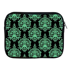 Black And Neon Ornament Damask Vintage Apple Ipad 2/3/4 Zipper Cases by ConteMonfrey