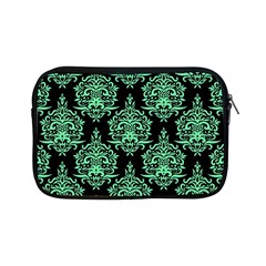 Black And Neon Ornament Damask Vintage Apple Ipad Mini Zipper Cases by ConteMonfrey